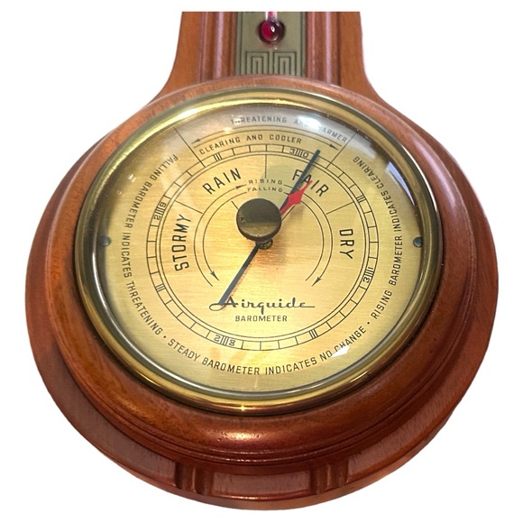 Vintage AIRGUIDE Barometer and Thermometer Weather-station (EUC) - Picture 10 of 11